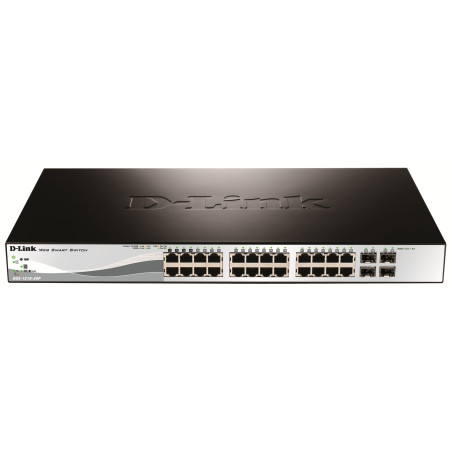 D-Link DGS-1210-28P Gestito L2 Gigabit Ethernet (10 100 1000) Supporto Power over Ethernet (PoE) 1U