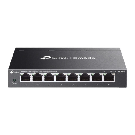 TP-Link ES208G switch di rete Gestito Gigabit Ethernet (10/100/1000) Nero