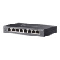 TP-Link ES208G switch di rete Gestito Gigabit Ethernet (10/100/1000) Nero