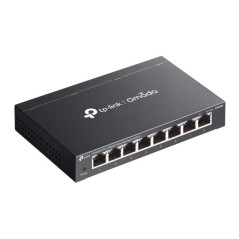 TP-Link ES208G switch di rete Gestito Gigabit Ethernet (10 100 1000) Nero