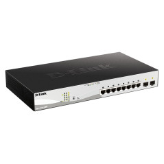 D-Link DGS-1210-10MP Gestito L2 Gigabit Ethernet (10/100/1000) Supporto Power over Ethernet (PoE) Nero, Grigio