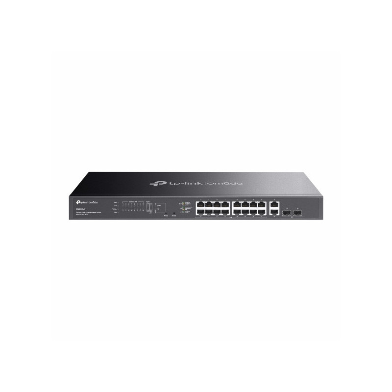 TP-Link ES220GMP switch di rete Gestito Gigabit Ethernet (10/100/1000) Supporto Power over Ethernet (PoE) Nero