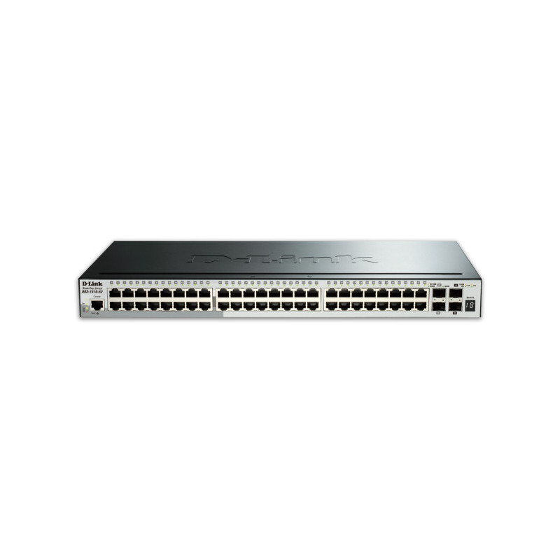 D-Link DGS-1510-52X switch di rete Gestito L3 Gigabit Ethernet (10/100/1000) 1U Nero