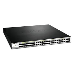 D-Link DGS-1210-52MP Gestito L2 Gigabit Ethernet (10 100 1000) Supporto Power over Ethernet (PoE) Nero, Grigio