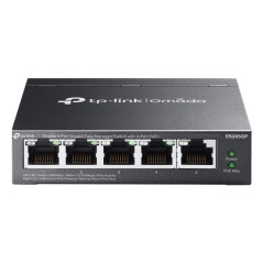 TP-Link Omada ES205G Gestito Gigabit Ethernet (10 100 1000) Supporto Power over Ethernet (PoE) Nero