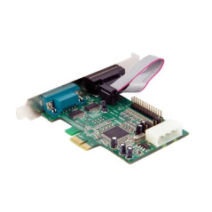 StarTech.com Scheda combo seriale parallela PCI Express nativa 2S1P con 16550 UART