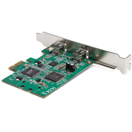 StarTech.com Scheda PCI Express FireWire a 2 porte - Adattatore PCIe FireWire 1394a