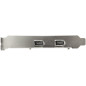 StarTech.com Scheda PCI Express FireWire a 2 porte - Adattatore PCIe FireWire 1394a