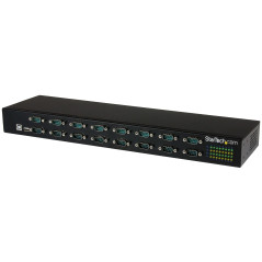 StarTech.com Hub Seriale RS232 a 16 porte - Adattatore USB a DB9 RS232 16x montabile a rack