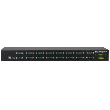 StarTech.com Hub Seriale RS232 a 16 porte - Adattatore USB a DB9 RS232 16x montabile a rack