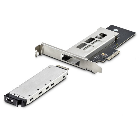 StarTech.com Rack rimovibile per SSD M.2 NVMe a PCIe x4 / Backplane mobile per slot di espansione PCI Express, Installazione