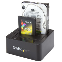 StarTech.com Docking Station USB 3.0 per doppio Hard Disk SATA   eSATA SSD da 2,5" 3,5" con UASP