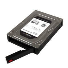 StarTech.com Box esterno adattatore per dischi rigidi SATA da 2,5" a 3,5" in alluminio con altezza massima SSD   HDD di 12,5 mm