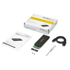 StarTech.com Box esterno SATA M.2 NGFF - USB 3.1 (10Gbps) con cavo USB-C