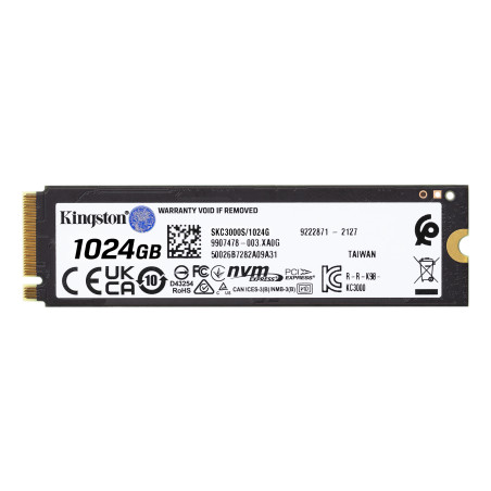 Kingston Technology 1024G KC3000 M.2 2280 NVMe SSD