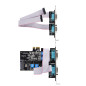 StarTech.com Scheda Seriale PCIe a 4 porte, scheda seriale PCI Express a RS232/RS422/RS485 (DB9), staffa a basso profilo