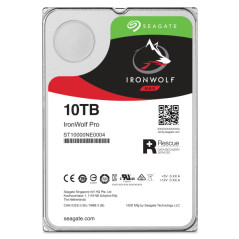 Seagate IronWolf Pro ST10000NT001 disco rigido interno 10 TB 7200 Giri min 256 MB 3.5" Serial ATA III