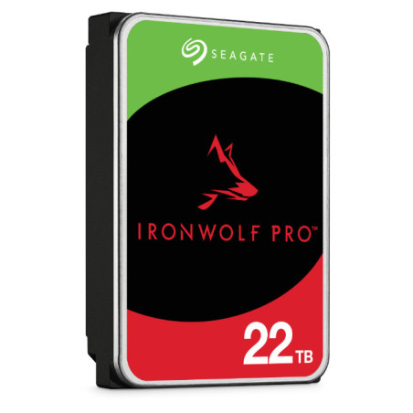 Seagate IronWolf Pro ST22000NT001 disco rigido interno 22 TB 7200 Giri/min 512 MB 3.5" Serial ATA III