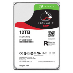 Seagate IronWolf Pro ST12000NT001 disco rigido interno 12 TB 7200 Giri min 256 MB 3.5" Serial ATA III