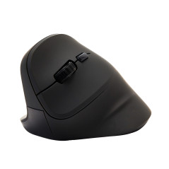 V7 Mouse Ergonomico Verticale 2.4 Ghz per Mano Sinistra MW400L - Nero - Connettività Wireless - Interfaccia USB