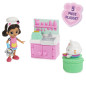 Gabby's Dollhouse , set Lunch and Munch Kitchen con 2 personaggi giocattolo, accessori e mobile, giocattolo per bambini dai 3