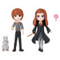 Wizarding World Set Amicizia Ron e Ginny Weasley con mascotte, bambole articolate 7.5cm