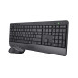 Trust Trezo tastiera Mouse incluso Universale RF Wireless QWERTY Italiano Nero