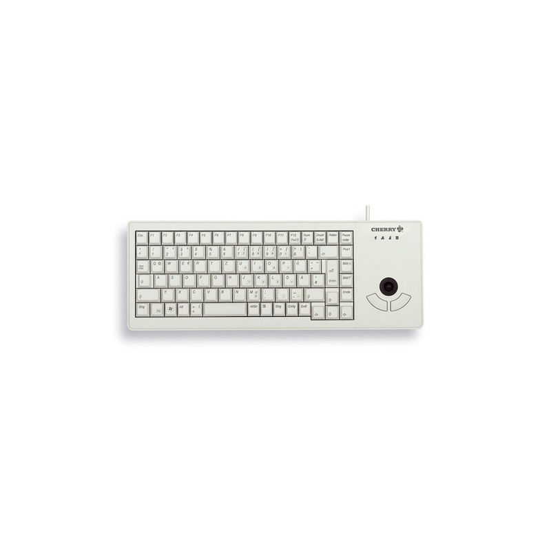 CHERRY XS Trackball tastiera Universale USB QWERTZ Tedesco Grigio