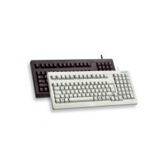 CHERRY 19" compact PC keyboard G80-1800 FR tastiera USB + PS 2 QWERTY Grigio