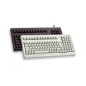 CHERRY 19" compact PC keyboard G80-1800 FR tastiera USB + PS/2 QWERTY Grigio