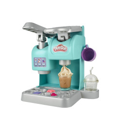 Play-Doh Kitchen Creations La Caffetteria Super Colorata di , playset con 20 accessori e 8 vasetti di pasta modellabile