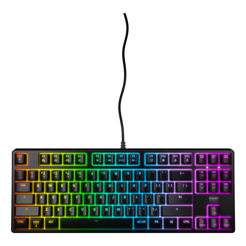 CHERRY K4V2 TKL tastiera Gaming USB QWERTY Inglese US Nero