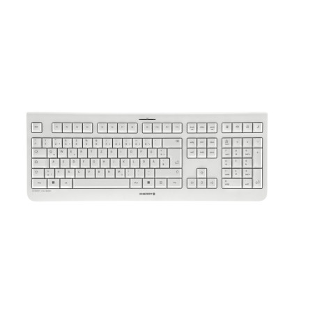 CHERRY KW 3000 tastiera Universale RF Wireless QWERTZ Tedesco Bianco