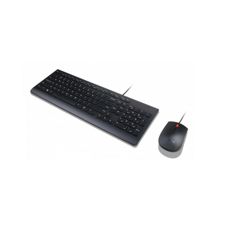 Lenovo Essential tastiera Mouse incluso Universale USB Italiano Nero