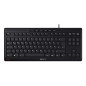 CHERRY STREAM KEYBOARD TKL tastiera Universale USB QWERTZ Tedesco Nero