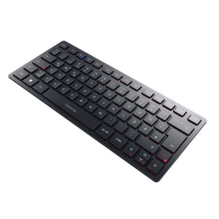 CHERRY KW 9200 MINI tastiera Universale USB + RF Wireless + Bluetooth QWERTZ Tedesco Nero