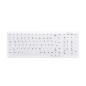 CHERRY AK-C7000 tastiera Medico Wireless a RF + USB QWERTZ Tedesco Bianco