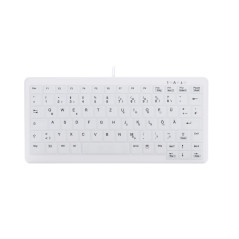 CHERRY AK-C4110 tastiera Medico USB QWERTZ Tedesco Bianco