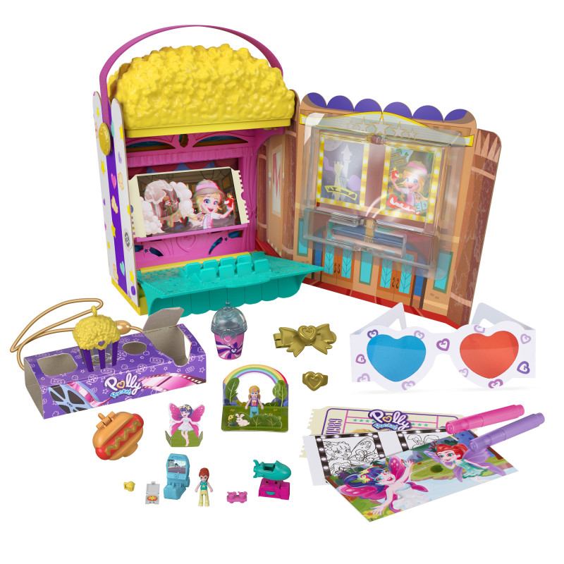 Polly Pocket Un-Box-It Popcorn Box