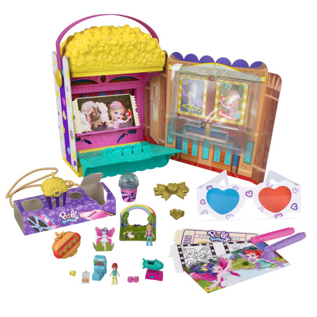 Polly Pocket Un-Box-It Popcorn Box