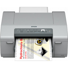 Epson GP-C831 stampante per etichette (CD) Ad inchiostro A colori 5760 x 1440 DPI 92 mm s Cablato Collegamento ethernet LAN