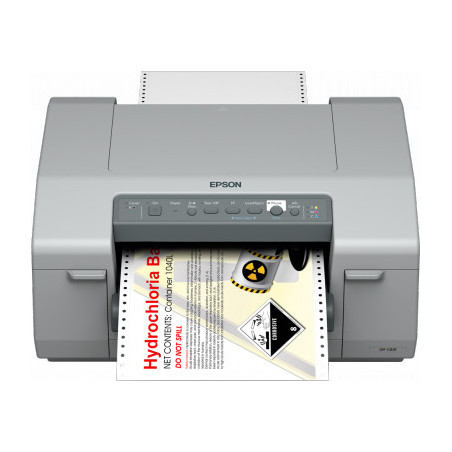 Epson GP-C831 stampante per etichette (CD) Ad inchiostro A colori 5760 x 1440 DPI 92 mm s Cablato Collegamento ethernet LAN