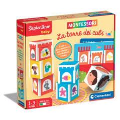 Clementoni Sapientino Montessori La Torre dei Cubi