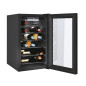 Candy CWC 021 M/NF Cantinetta vino con compressore Libera installazione Nero 21 bottiglia/bottiglie