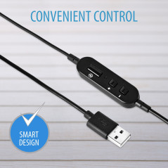 V7 Cuffie stereo USB Essentials con microfono