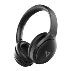 V7 HB800ANC cuffia e auricolare Wireless A Padiglione Musica e Chiamate USB tipo-C Bluetooth Nero