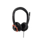 V7 Cuffie K-12 per l'istruzione Safesound con microfono, limitazione del volume, antimicrobico, cavo USB da 2 m, laptop,