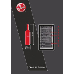 Hoover H-WINE 500 HWC 150 EELW NF Cantinetta vino con compressore Libera installazione Nero 41 bottiglia bottiglie