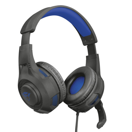 Trust GXT 307B Ravu Gaming Headset for PS4 Auricolare Cablato A Padiglione Nero, Blu