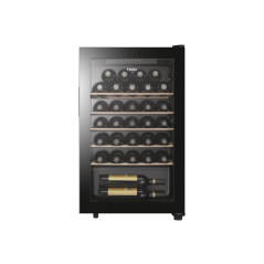 Haier Wine Bank 50 Serie 3 HWS33GG Cantinetta vino con compressore Libera installazione Nero 33 bottiglia bottiglie